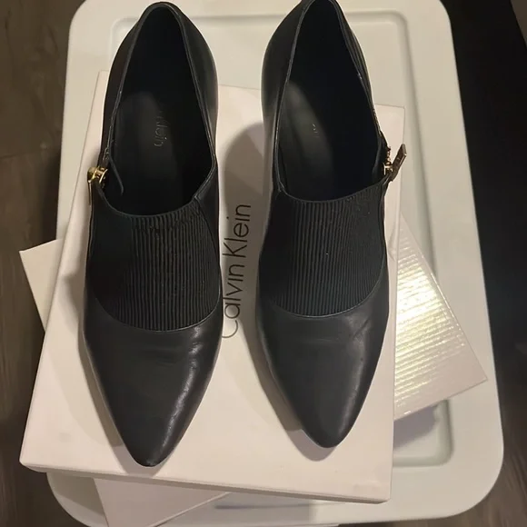Calvin Klein Black Heels - Picture 2 of 6